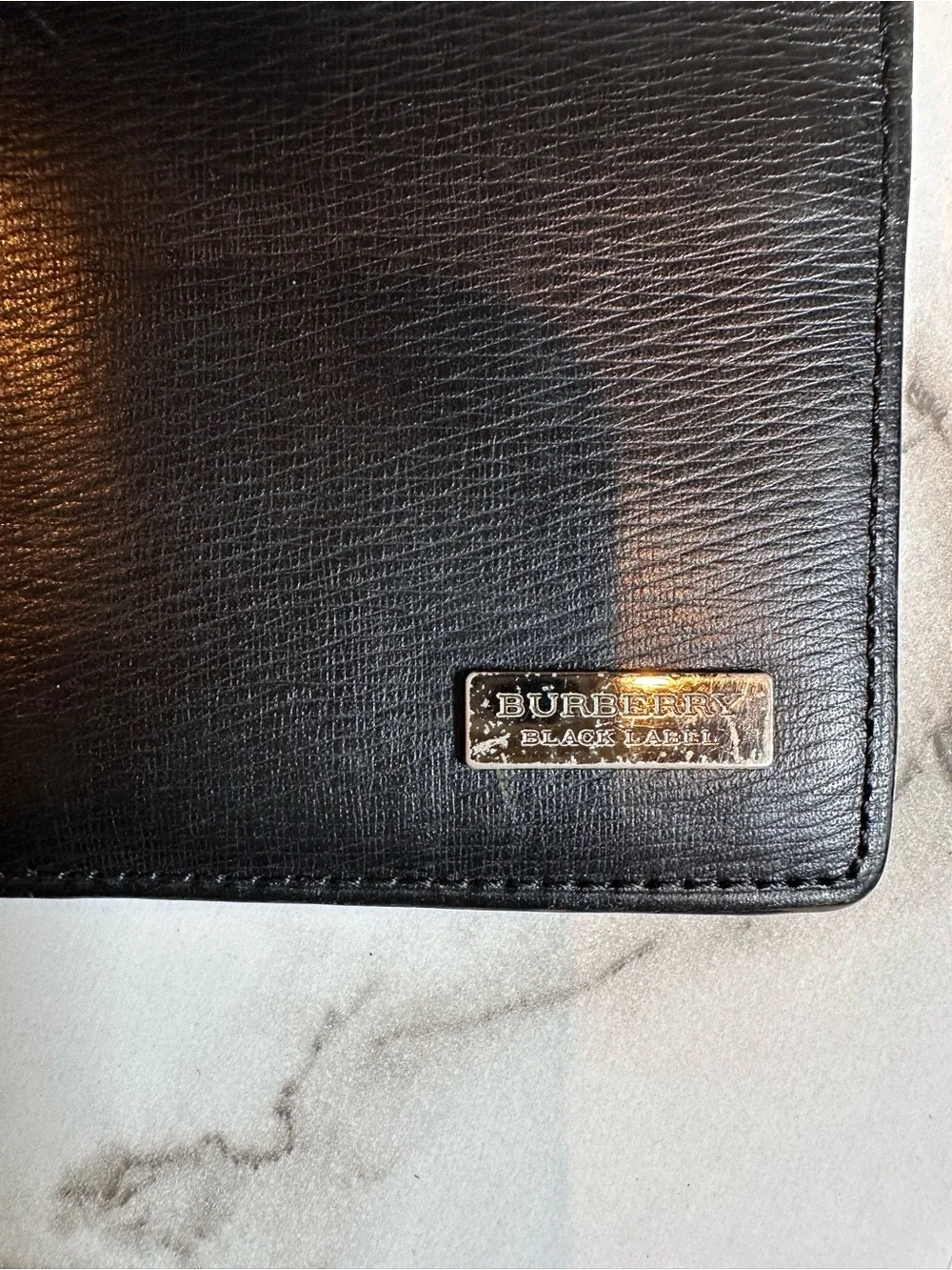 vintage Burberry Black Label Long Wallet.